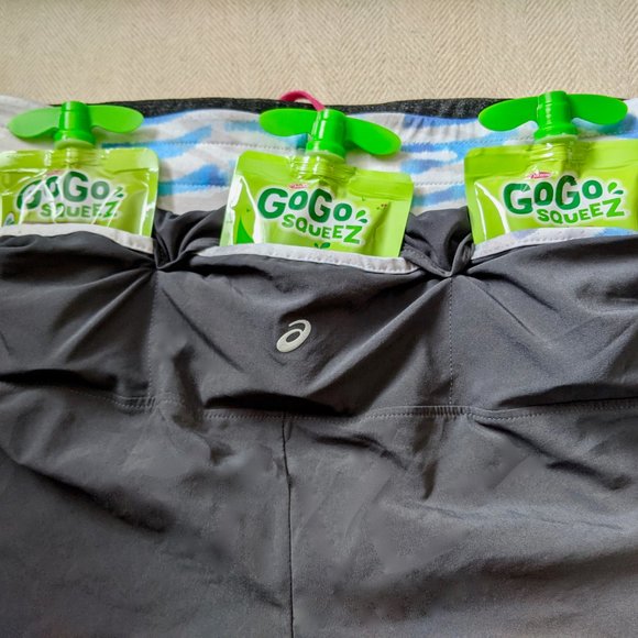 Asics NWOT Running Shorts With 4 Pockets (Grey) - Picture 5 of 8